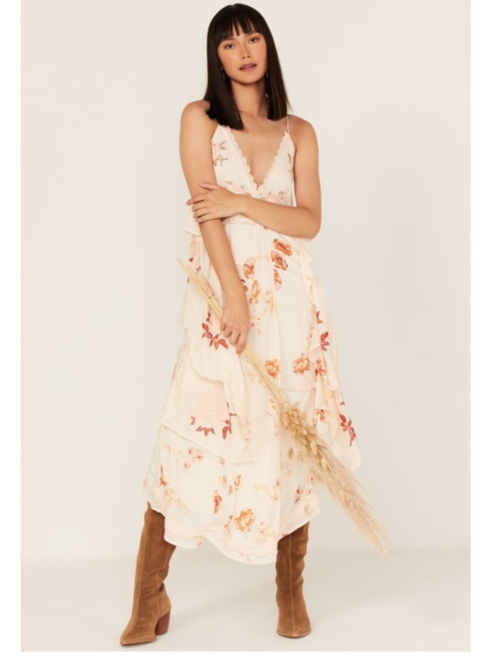 Free People Audrey Embroidered Dress